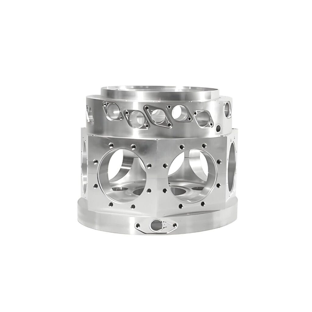 aluminum cnc multi port manifold