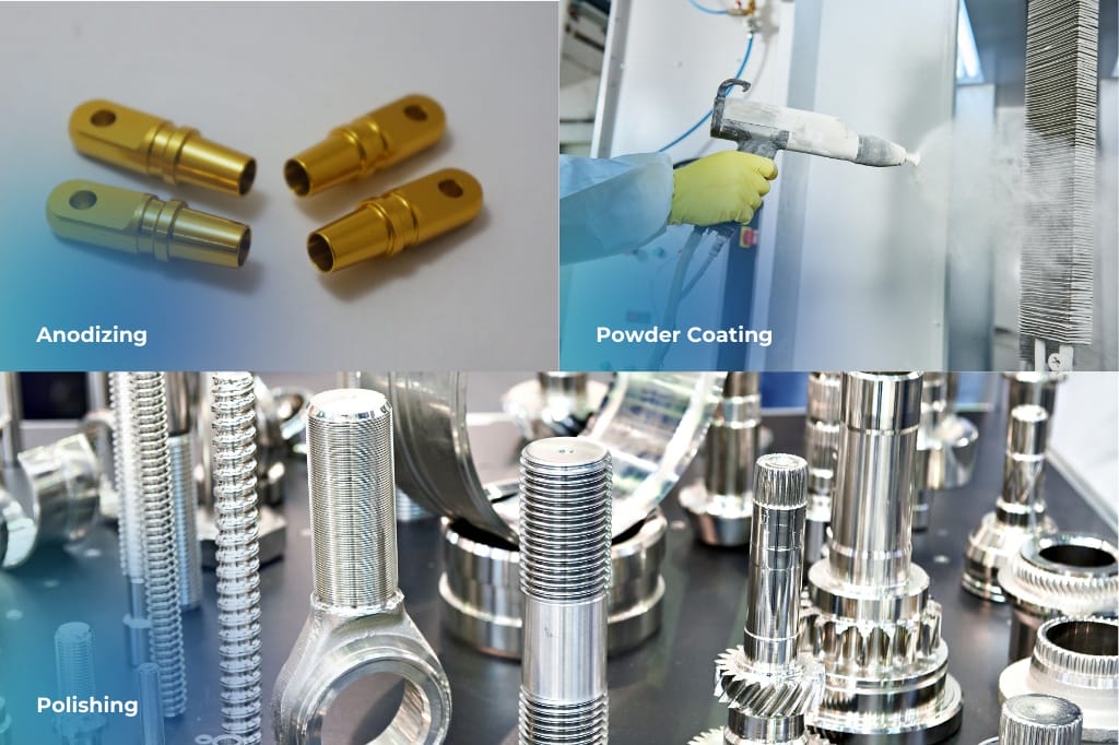 Aluminium-Bauteiloberflächen