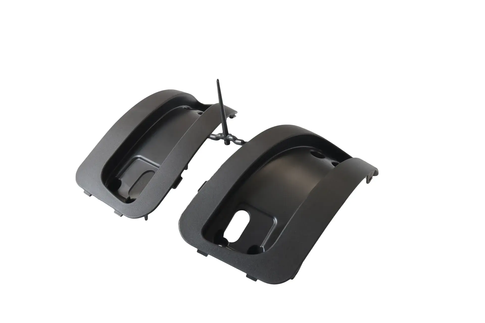 black plastic injection molded parts