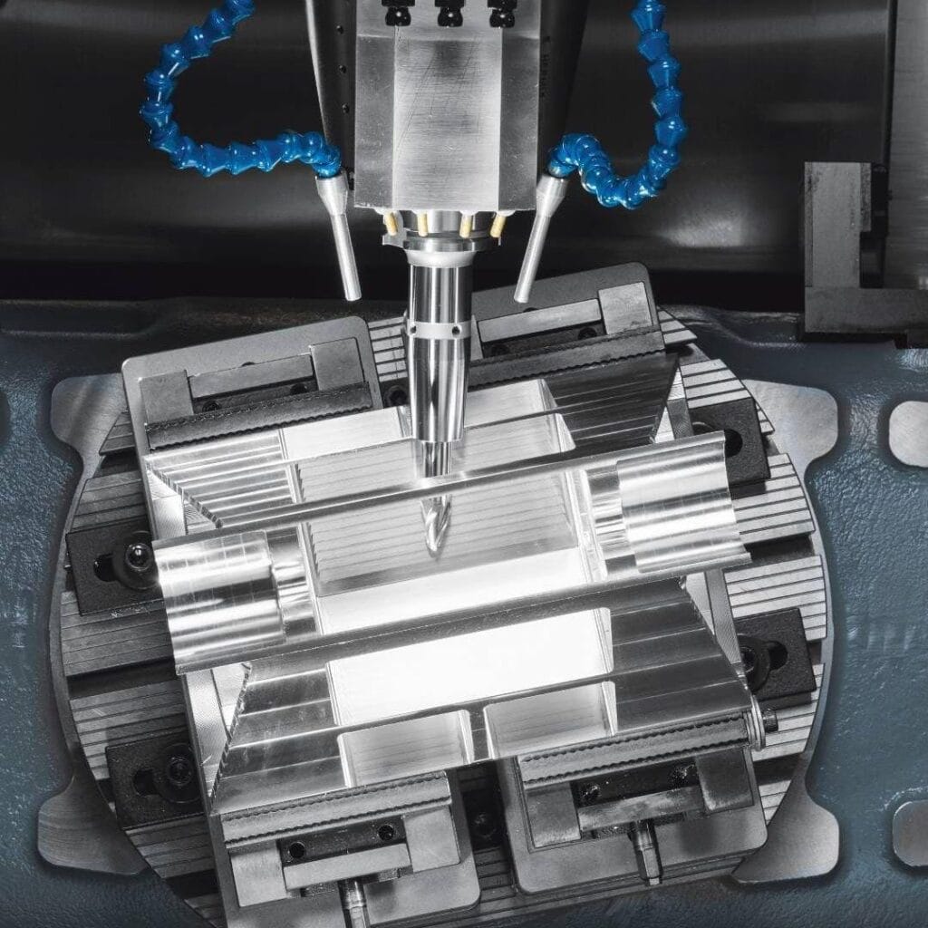 cnc end mill precision cutting aluminum flange.jpg