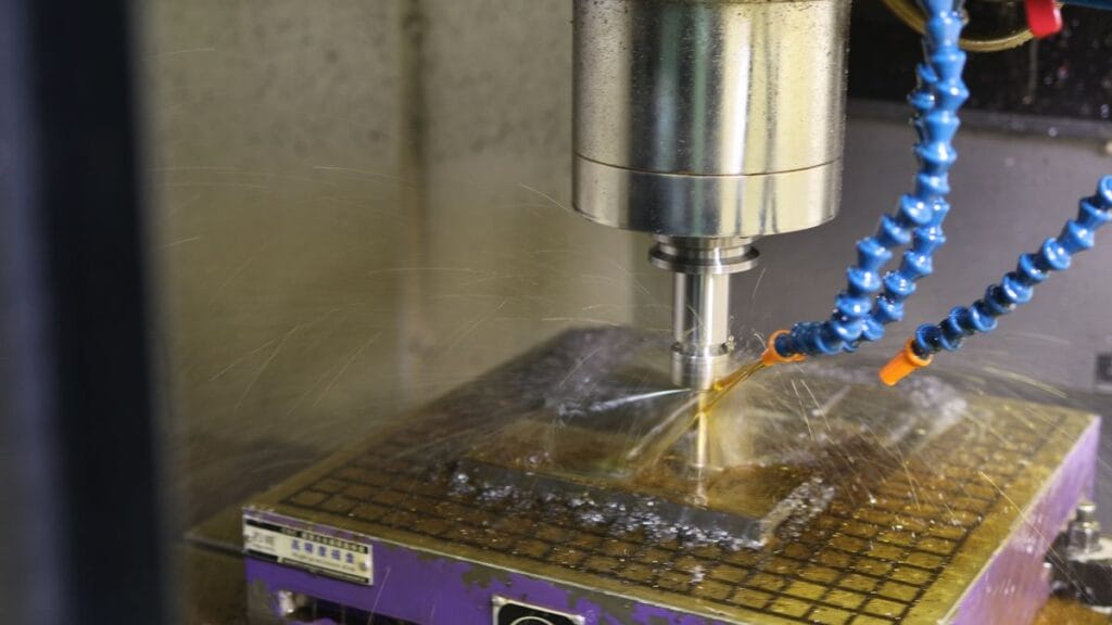cnc milling machine metal part