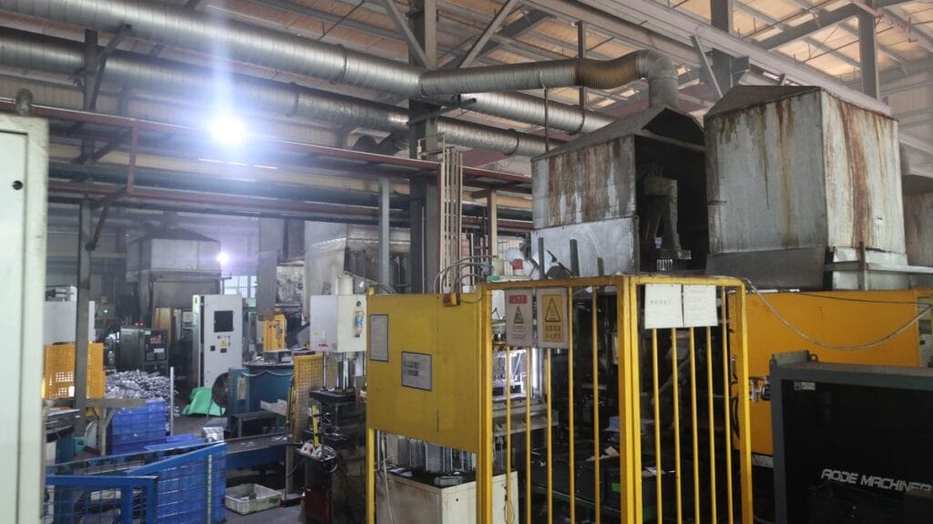 die casting factory machines aluminum parts production