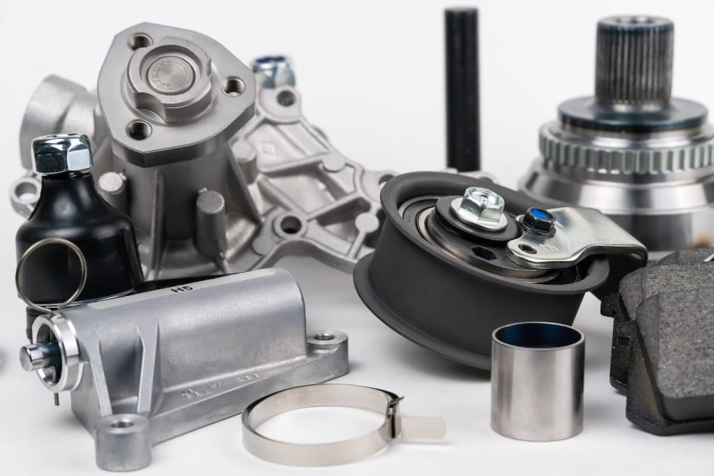 different types of spare cnc parts