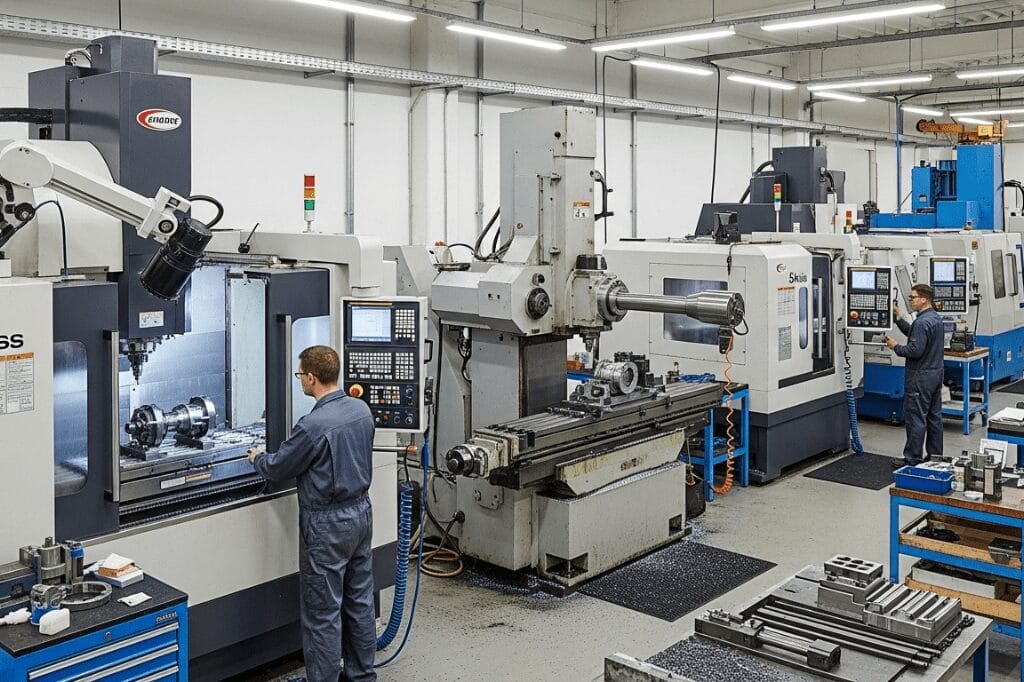 equipment for large cnc machining