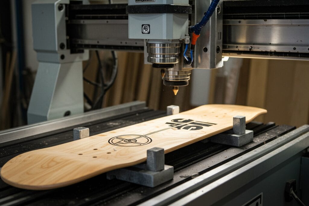how do we manufacture your cnc skateboard components