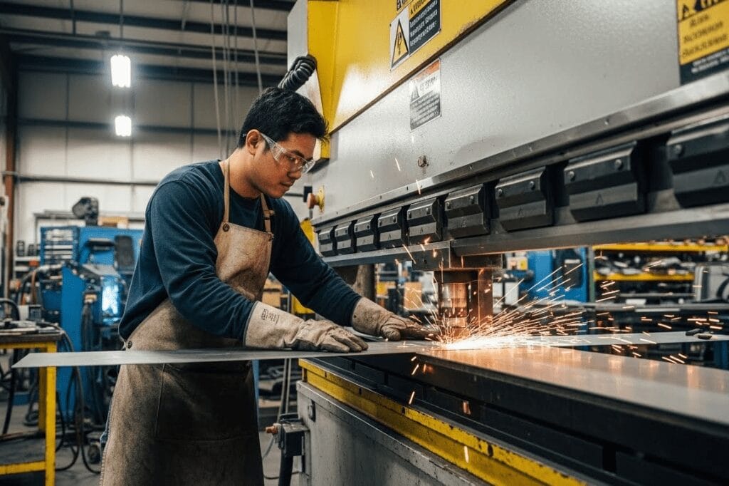 how does the commercial sheet metal fabrication process work