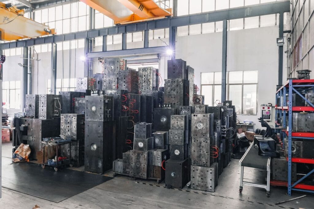 metal injection molds factory floor