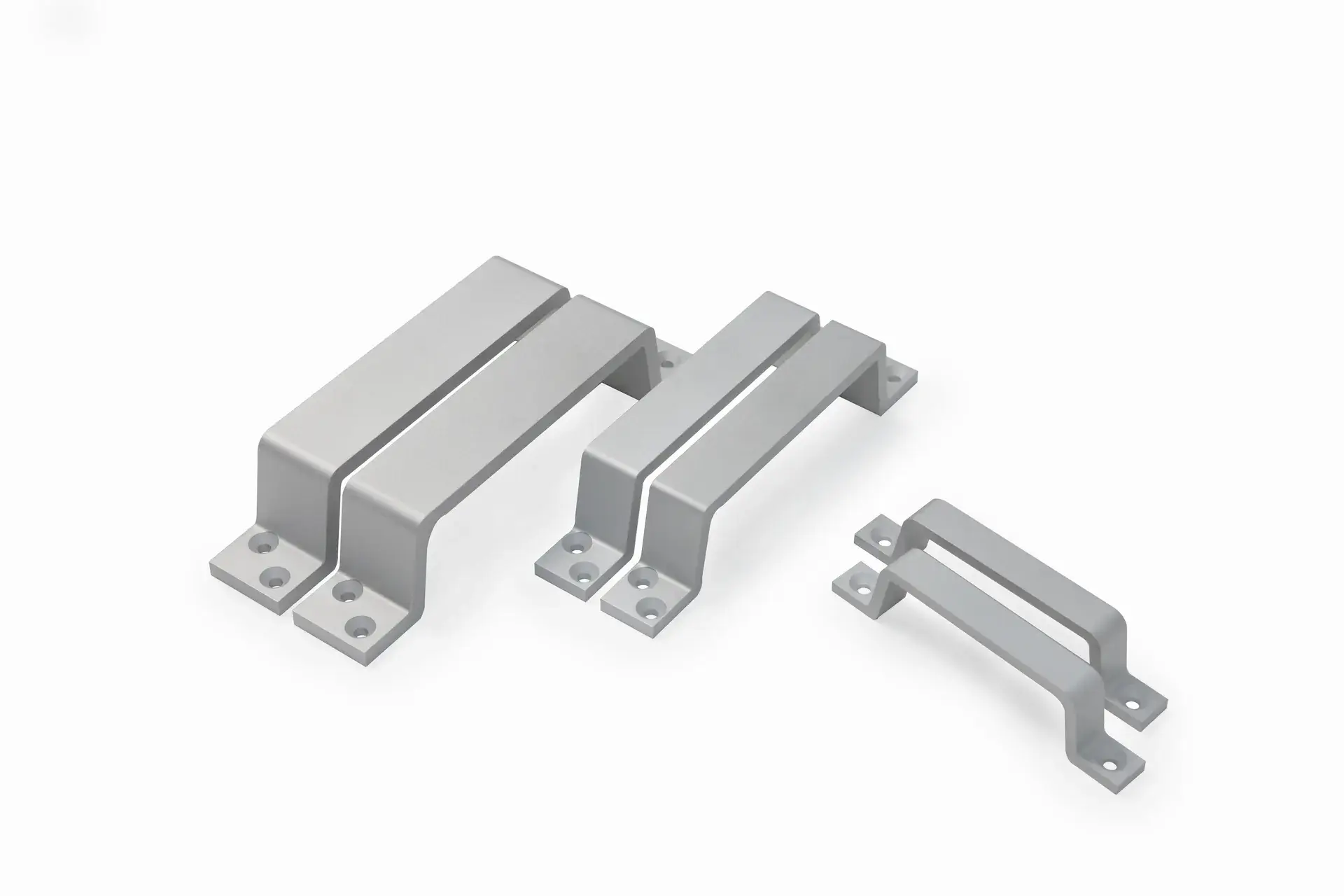 silver metal drawer pulls