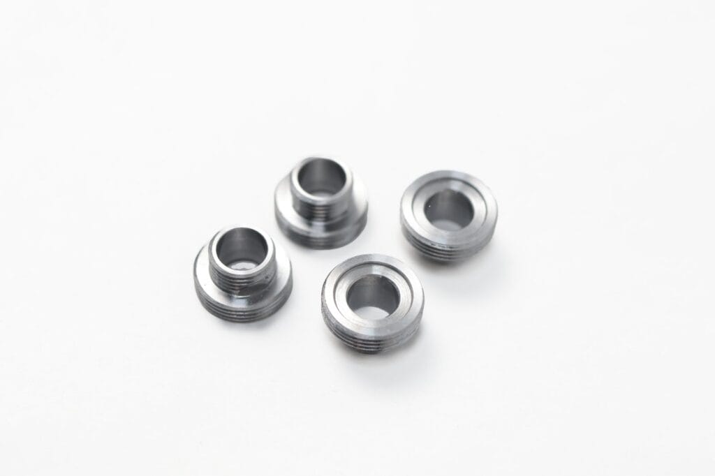 stainless steel cnc threaded reducer bushings set
