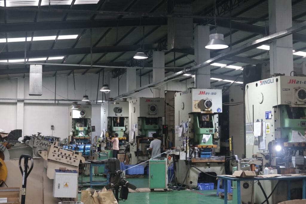 stamping presses factory production line
