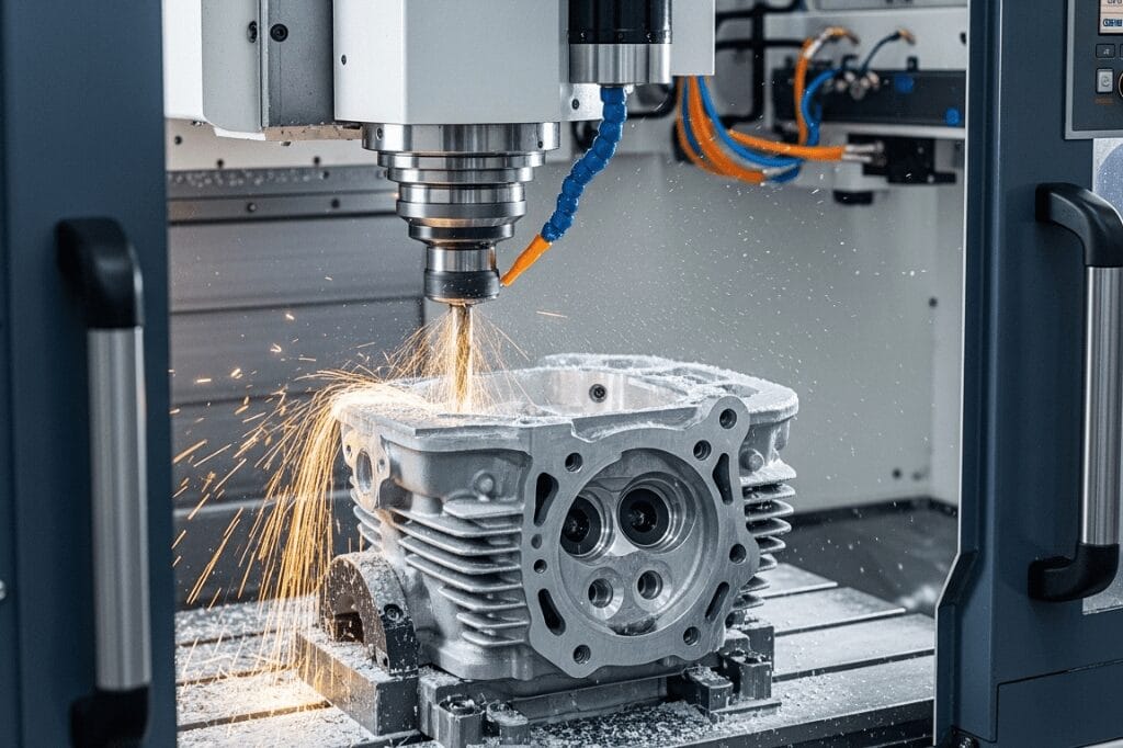 the cnc machining process for motorcycle parts