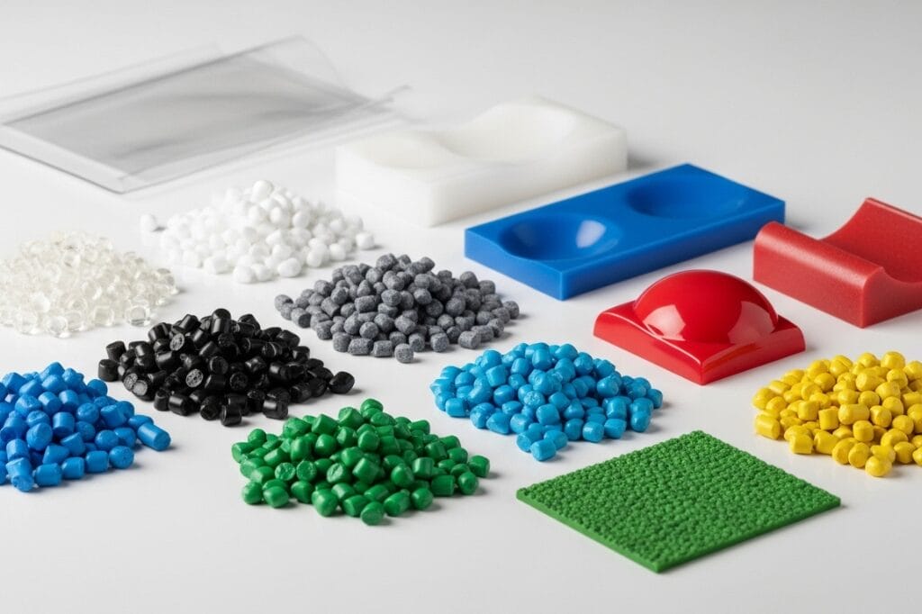 what materials can we process plastic injection