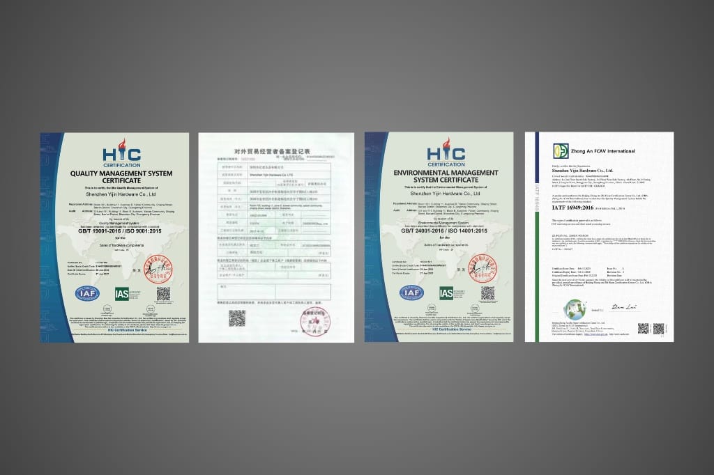 what quality certifications and standards do we maintain