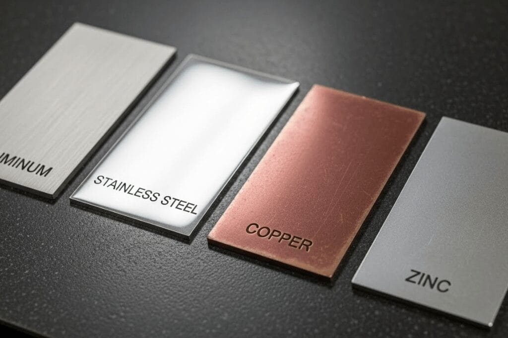 what types of metals do we use in fabrication architectural sheet metal